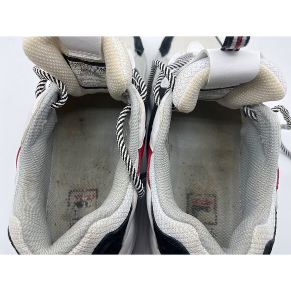 Fila Women's Running Shoes Size 7 Ray Tracer White Black Sneakers 3RM00588-102 - Picture 6 of 7